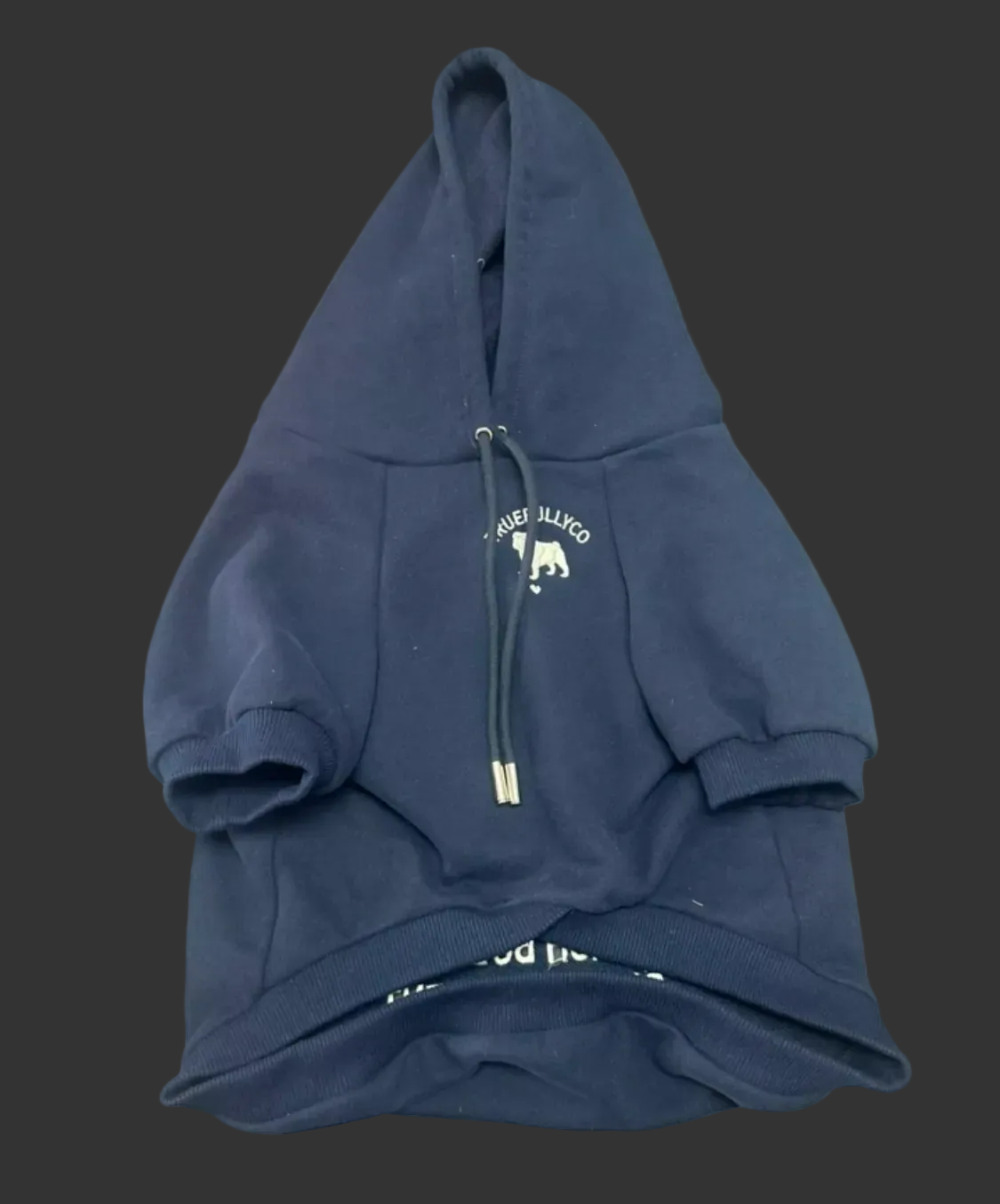 Signature Navy English Bulldog Hoodie