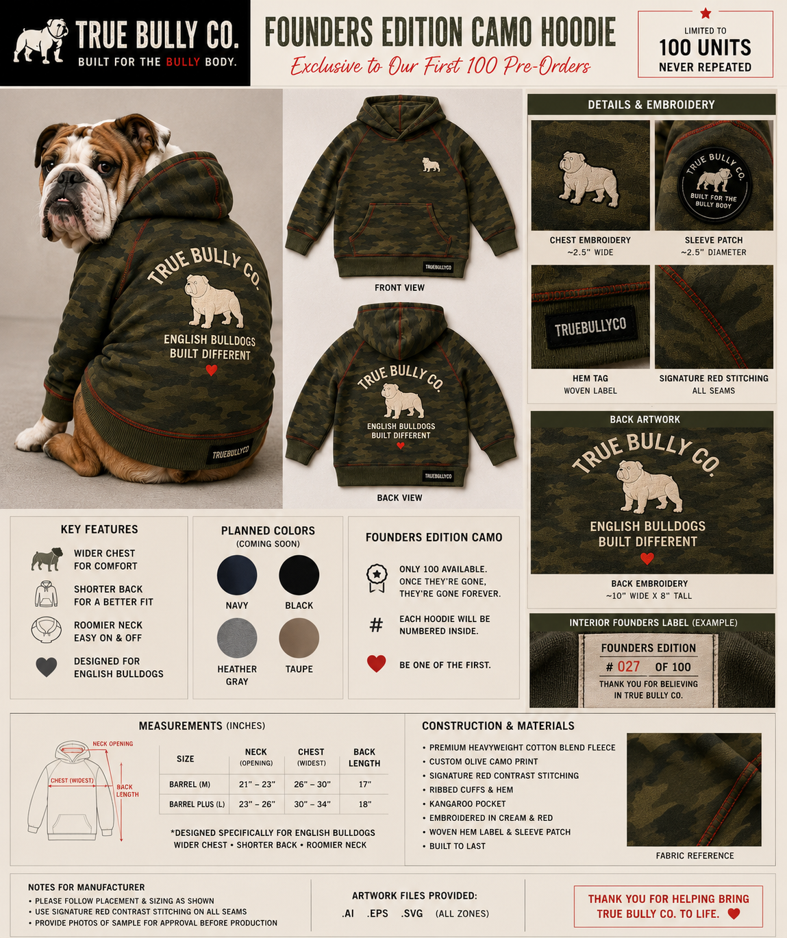 Founder's Edition Camo Hoodie